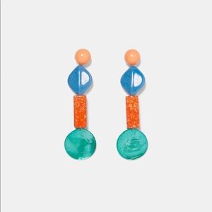 Zara Colorful Resin Earrings